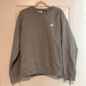 NIKE gray sweatshirt size large